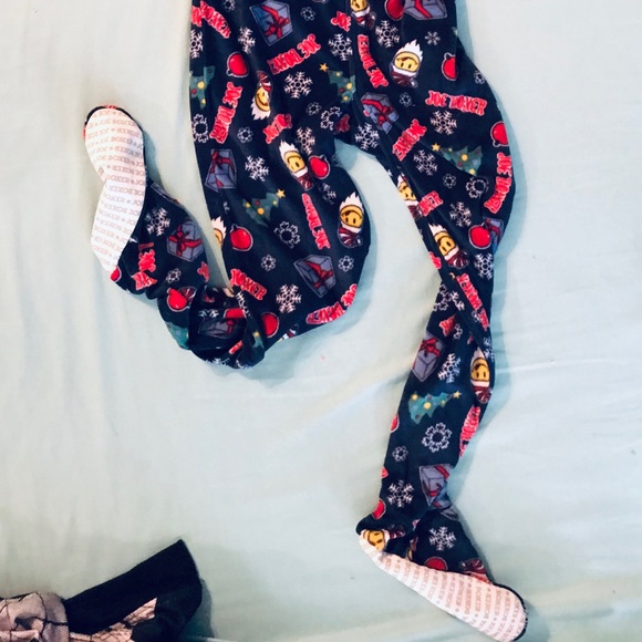Retro Joe boxer Christmas footed pjs cute soft warm holiday - Picture 7 of 8